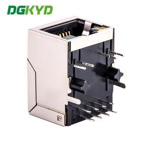 RJ45 Ethernet socket 100Mbps integrated filter with POE network interface