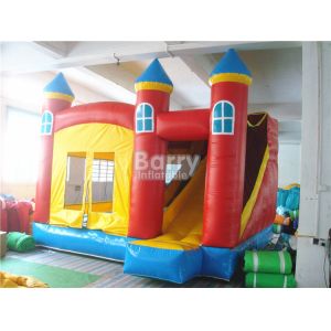 0.55mm PVC Tarpaulin Inflatable Bouncer Slide Fire Resistant