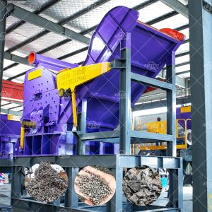 China Multifunctional Waste Paint Bucket Shredder Scrap Steel Engine Shredder Machine on sale