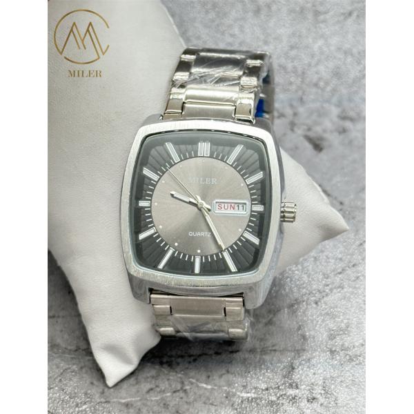 Quality Men's Watch Luxury Quartz Movement Watch with Stainless Steel for sale