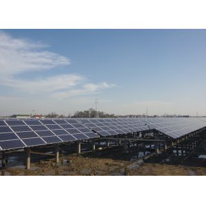 Cold Rolled Solar PV Module Mounting Structure Easily Adaptable To Ground