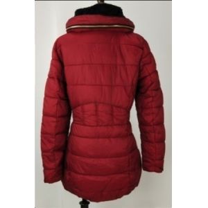 Buy cheap Washable Womens Long Padded Jacket With Fur Hood Thermal Tested from wholesalers