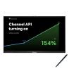 Buy cheap Anti Glare Glass Interactive Flat Panel Android 8+128G Win 10 11 40 Point Touch from wholesalers