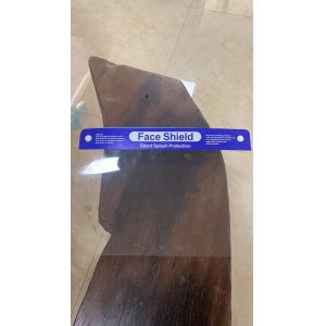 Buy cheap Industrial Safety Face Shield Large Arc Thin Curved Surface Transparent Cover product