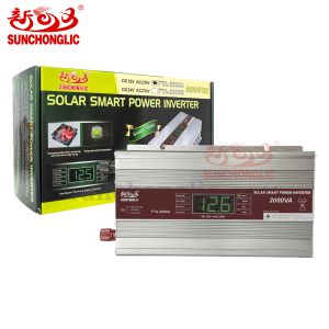 Buy cheap 2000w 1500w Pure Sine Wave Power Inverter, 12v Dc To 220v Ac, With Led Display For Solar System from wholesalers