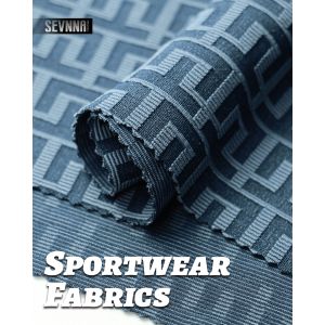 High Density Double Knit Fabric with 380gsm Weight and 135cm Width for Eco