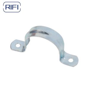 Buy cheap EMT Conduit Fittings Galvanized Saddle Clamp 2 Hole Strap EMT Conduit Strap from wholesalers