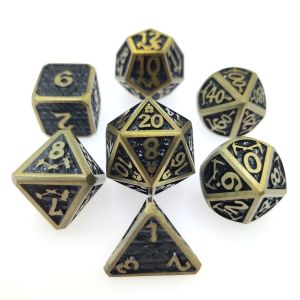 Buy cheap Dice set for DND or RPG dice Practical Plating Sharp colourful Metal from wholesalers