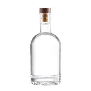 Buy cheap Customized Sealing Type Super Flint Embossed 500ml 750ml Bottle for Vodka and Brandy from wholesalers