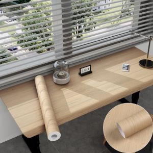 Buy cheap Modern Wood Grain PVC Wallpaper Self-Adhesive Moisture-Proof from wholesalers