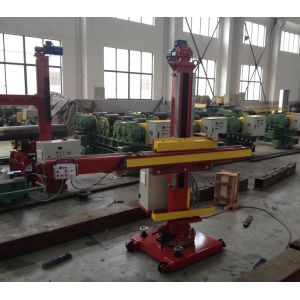 Movable Rotary Welding Manipulator Turntable With FCAW Welding Machine