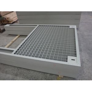 Buy cheap Flame Retardancy V-0 FRP Pultruded Gratings For Construction from wholesalers