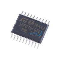 China Stm32f070f6p6 Mcu Chips 32kb Arm Cortex M0 Processor 6kb 48mhz Flash Tssop20 for sale