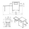 Buy cheap X Ray Security Baggage Scanner Equipment UNIQSCAN Original Dual Energy SF5030C from wholesalers