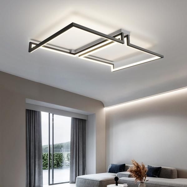 Modern Living Room Ceiling Lights Nordic Creative Atmospheric Bedroom Room square ceiling light(WH-MA-295)