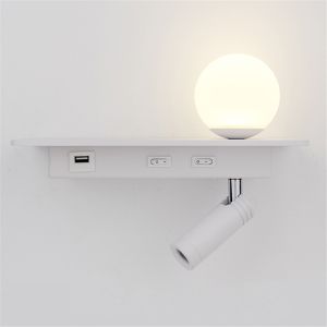 USB led reading light 3W beadboard wall lighting led bed lamp headboard acrylic