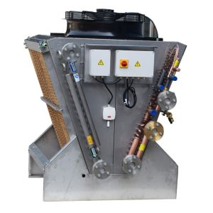 Buy cheap Adiabatic Cooling Pad Systems Hybrid Dry Air Cooler from wholesalers