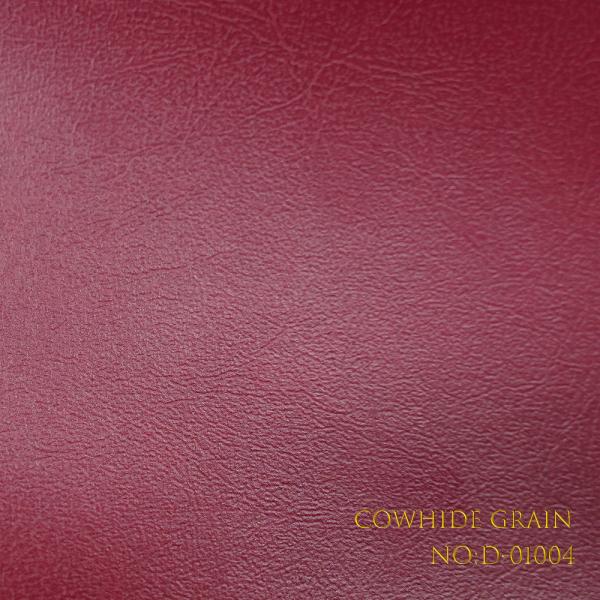 Quality Cowhide Grain PVC Coated Paper Waterproof And Not Easily Damaged for sale