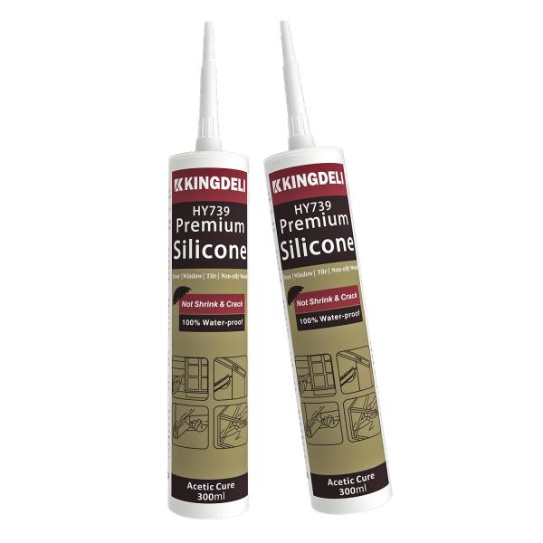 Non Toxic Grey Black White Glass Adhesive RTV Glue Weatherproof Silicone Sealant