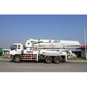 Buy cheap High Efficiency 37m ISUZU Concrete Pump Trucks Hydraulic Control 6x4 from wholesalers