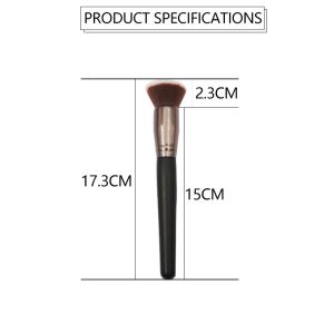 Buy cheap OEM Single Black Gradient Blush Brush ISO9001 For Face from wholesalers