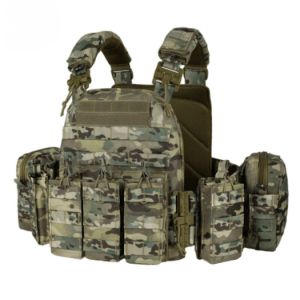 Buy cheap Quick-Release Tactical Vest - 1000D Polyester Combat Gear with MOLLE System, Ballistic Panel Slots & Hex-Vent Airflow (Adjustable 85-140cm Waist) from wholesalers