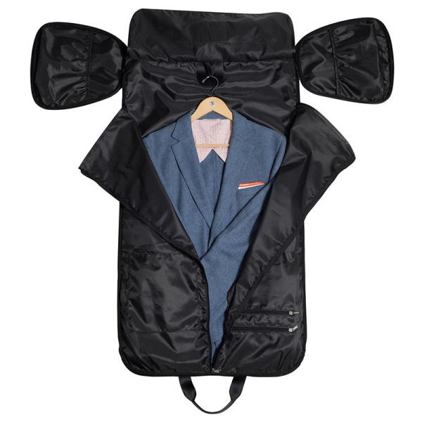 Buy cheap Black Garment Weekender Bag With Detachable Adjustable Shoulder Strap from wholesalers