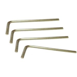 18-8 Stainless Steel L Type Wrench Flat Head Hex Allen Key 4mm 6mm 8mm