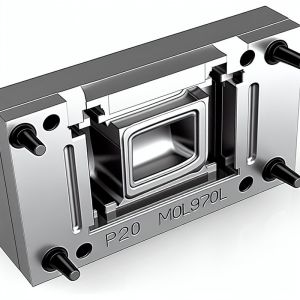 Plastic Packaging Mold with P20 Mold Steel and ProE Design Software