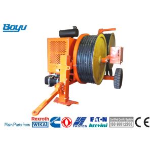 China 1x60kN Diesel 77kw 103hp Overhead Line Stringing Tools Hydraulic Tensioner Max Reverse Pulling Speed 5km/h on sale
