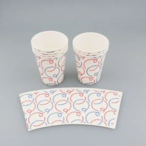 Buy cheap 1-7 Various Colors Waterproof Paper Cup Fan Blanks with Factory Direct Customization from wholesalers