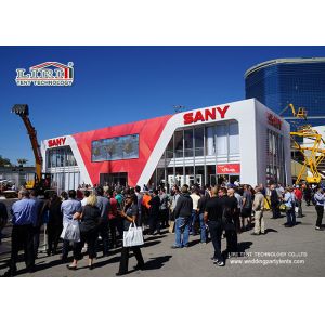 Buy cheap Fire Retardant Removable Thermo Roof Cube Double Decker Tents With Sany Sign Advertising from wholesalers