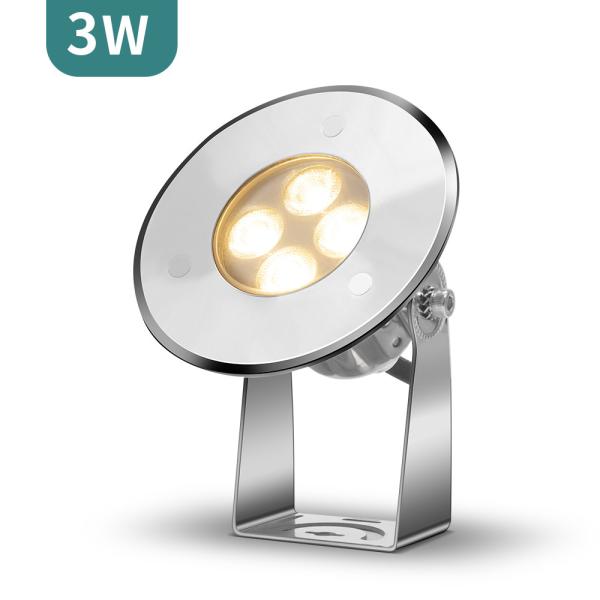 Quality 6500K VDE Cable Underwater LED Spotlights SMD3030 170ma SS316L for sale