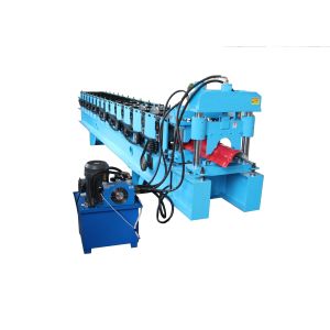 China 4kw 0.2mm Ridge Cap Roof Roll Forming Machine on sale