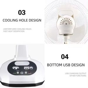 Buy cheap Multifunctional High Speed Electric Solar Rechargeable Fan 3 Blades from wholesalers