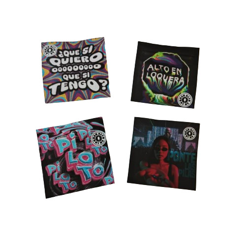 Quality Smell Proof Resealable Sample Sachets With Clear Window Powder Packaging Plastic Bag for sale