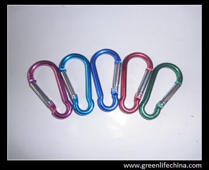 Buy cheap Different sizes of aluminum carabiner hook cheap lanyard holders not for climbing links from wholesalers