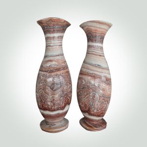 Buy cheap China marble Stone Handicrafts High Brightness Marble Flower Pot Decorative Artwork Customized Shaped / Size product