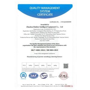 Customized Effective Space Industrial Vacuum Furnace with Optional Features Gas