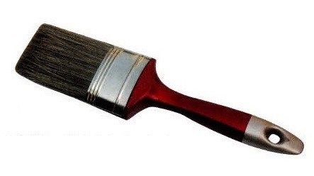 Quality Personalized Polyester Brick Paint Brush with White Bristle 50mm for sale