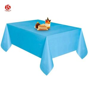 Plastic Tablecloth 5 Pack Red Disposable Rectangle Waterproof Party disposable