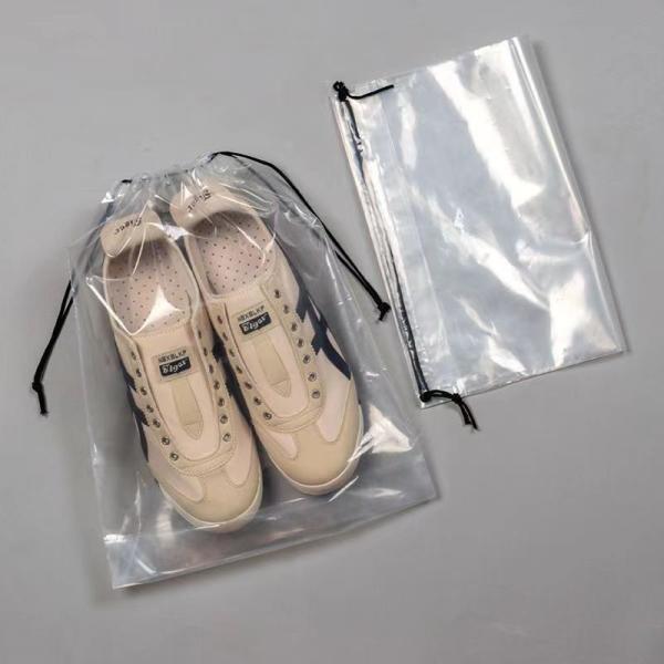 Custom Clothes Storage Bundle with Drawstring PE Bag and Transparent Plastic