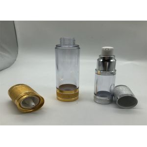 Buy cheap Empty Solid Airless Pump Bottles With Uv Coating Metallization Screw Cap from wholesalers
