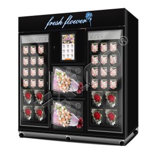 Buy cheap Haloo Vending Machine Supplier Flower Vending Machine 34 Lockers Big Size Machine Bill Coin and Card Reader from wholesalers