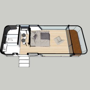 Buy cheap Stylish And Modern Space Capsule Home 8 Tons For Better Living Experience Capsule Tiny House from wholesalers