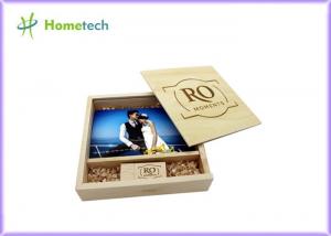 Buy cheap Maple And Walnut Custom Wood Flash Drives Photo Album Shape For Wedding Gifts product