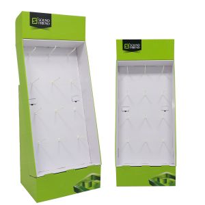 Buy cheap Green / White Color Stationery Display Rack Floor Standing Type Solid Structure from wholesalers