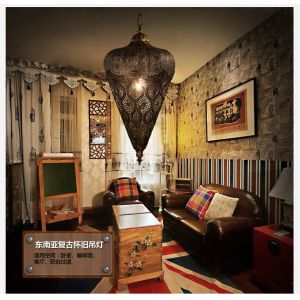 Moroccan Lamp Industrial Vintage Retro Pendant Lights Art Decortive Luminaire(WH