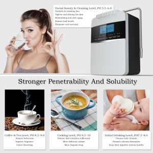Buy cheap Alkaline Water Ionizer with Built-in Heating System Self-cleaning Function and Touch-control Panel for Healthy Drinking Water from wholesalers