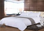 Smooth Restaurant Or Hotel Bed Linen / White Hotel Collection Bedding